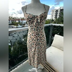 Floral print dress